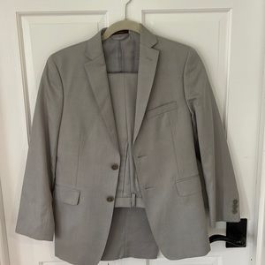 Hickey Freeman Grey Suit 14 NWOT